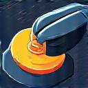 광택 작업 중인 폴리셔 아이콘